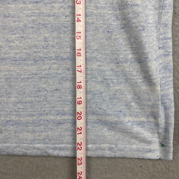 Patagonia Women's Linen Sweater Heather Sky Blue Crew Neck Size XS Layering Fall - Picture 4 of 8